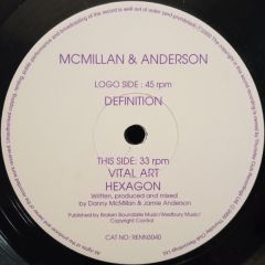 Mcmillan & Anderson - Mcmillan & Anderson - Definition - TCR