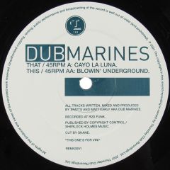 Dub Marines - Dub Marines - Cayo La Luna / Blowin' Underground - TCR