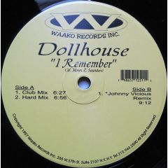 Dollhouse - Dollhouse - I Remember - Waako Records
