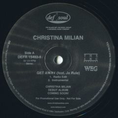 Christina Milian Feat. Ja Rule - Christina Milian Feat. Ja Rule - Get Away - Def Soul