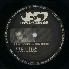 Mark Verbos - Mark Verbos - No Function - VAST Recordings