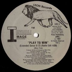 Invisible Image - Invisible Image - Play To Win - Leon Records