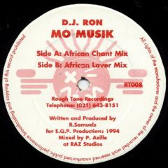 DJ Ron - DJ Ron - Mo Musik - Rough Tone