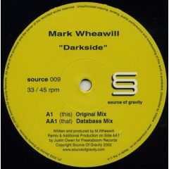 Mark Wheawill - Mark Wheawill - Darkside - Source Of Gravity