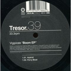Vigipirate - Vigipirate - Boom EP - Tresor