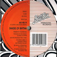 Shades Of Rhythm - Shades Of Rhythm - Feel This Way / Feel It - Beatbox