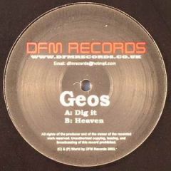Geos - Geos - Dig It - Dfm Records