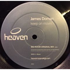 James Doman - James Doman - Keep On Movin - Heaven Recordings