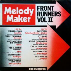 Various Artists - Various Artists - Melody Maker Front Runners Vol II - CBS