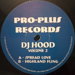 DJ Hood - DJ Hood - Volume 2 - Pro-Plus Records