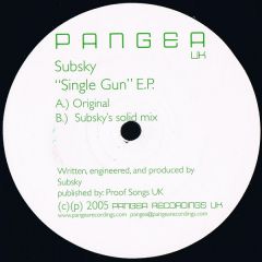 Subsky - Subsky - Single Gun EP - Pangea