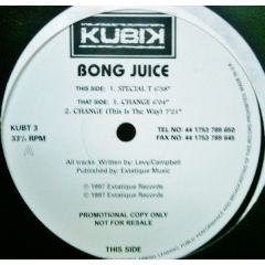 Bong Juice - Bong Juice - Special T - Kubik