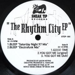 Jason Nevins - Jason Nevins - The Rhythm City EP - Sneak Tip Records