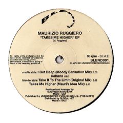 Maurizio Ruggiero - Maurizio Ruggiero - Takes Me Higher EP - Blender