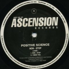 Positive Science - Positive Science - Non Stop - Ascension