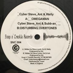 Cyber Steve, Ant & Welly - Cyber Steve, Ant & Welly - Omegaman - Snap N Crackle