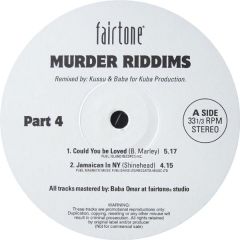 Various Artists - Various Artists - Murder Riddims Part 4 - Murder Riddims Records