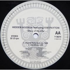 Hidden Agenda - Hidden Agenda - Story Of My Life - Tribal America