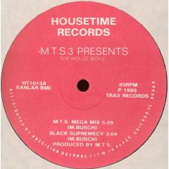 Mts 3 Pres The House Boys - Mts 3 Pres The House Boys - M.T.S Mega Mix - Housetime