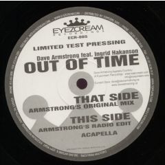 Dave Armstrong - Dave Armstrong - Out Of Time - Eyez Cream