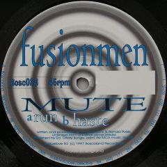 The Fusionmen - The Fusionmen - Mute - Boscaland Recordings