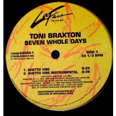 Toni Braxton - Toni Braxton - Seven Whole Days - La Face