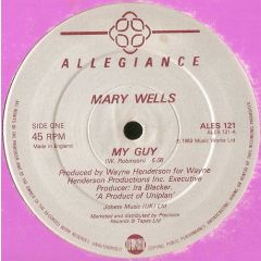Mary Wells - Mary Wells - My Guy - Allegiance