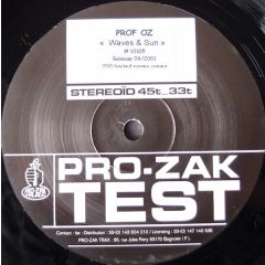 Prof Oz - Prof Oz - Waves & Sun - Pro-Zak Trax