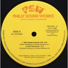 Montana Orchestra - Montana Orchestra - Who Needs Enemies (2000 Remix) - Philly Sound Works