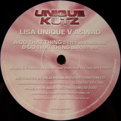 Lisa Unique V Aswad - Lisa Unique V Aswad - Do That Thing - Unique Kutz