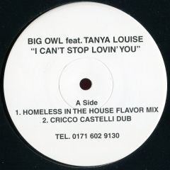 Big Owl Feat.Tanya Louise - Big Owl Feat.Tanya Louise - I Can't Stop Lovin' You - Un-Disputed