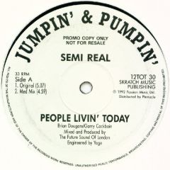 Semi Real - Semi Real - People Livin' Today - Jumpin & Pumpin
