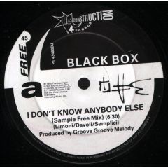 Black Box - Black Box - I Don't Know Anybody Else - Deconstruction