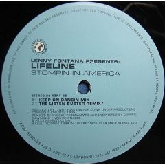 Lenny Fontana Presents Lifeline - Lenny Fontana Presents Lifeline - Stompin In America - Azuli