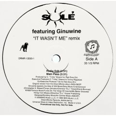 Sole Feat Ginuwine - Sole Feat Ginuwine - It Wasnt Me - Dreamworks