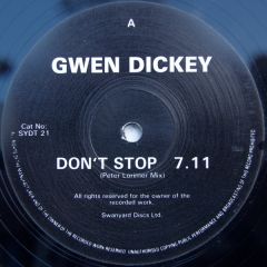 Gwen Dickey - Gwen Dickey - Don't Stop - Swanyard Discs Ltd.
