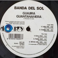 Banda Del Sol - Banda Del Sol - Guajira Guantanamera - Houzy Records
