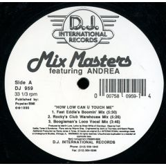 Mix Masters Feat Andrea - Mix Masters Feat Andrea - How Low Can U Touch Me - DJ International