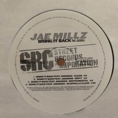 Jae Millz - Jae Millz - Bring It Back - Universal