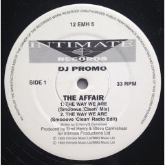 The Affair - The Affair - The Way We Are - Intimate Records