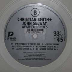 Christian Smith & John Selway - Christian Smith & John Selway - Weather (Remixes - Clear Vinyl) - Primate