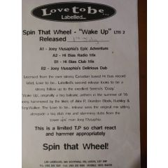 Spin That Wheel - Spin That Wheel - Wake Up - Love To Be