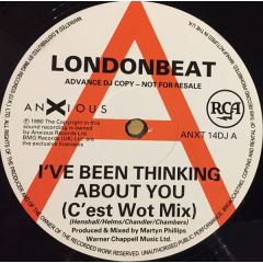 Londonbeat - Londonbeat - I've Been Thinking About You - Anxious Records