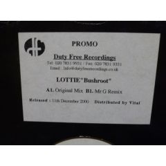Lottie - Lottie - Bushroot - Duty Free Recordings