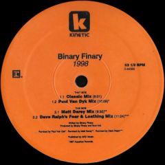 Binary Finary - Binary Finary - 1998 - Kinetic