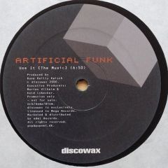 Artificial Funk - Artificial Funk - Use It - Discowax