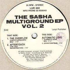 Sasha - Sasha - The Sasha Multiground EP Vol. 02 - Limited Underground Records