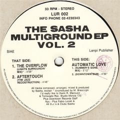 Sasha - Sasha - The Sasha Multiground EP Vol. 02 - Limited Underground Records