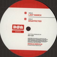 Anile - Anile - The Last March EP - DSM