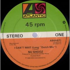 Nu Shooz - Nu Shooz - I Cant Wait - Atlantic